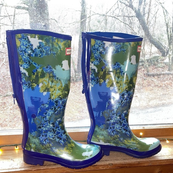 Hunter Shoes - Hunter/Target collaboration Rain Boots - (6) Blue, Green